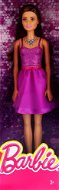 Mattel Barbie Brunette in a purple dress - Doll