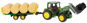 Bruder Farmer - John Deere 6920 mit einem Front. loader und Aufzug mit Strohballen - Auto