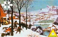 Piatnik P. Bruegel - Vadászok a hóban - Puzzle
