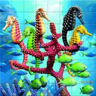 3D Magnetické puzzle Morské koníky - Puzzle