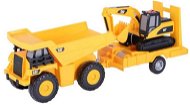 CAT- truck with trailer and loader - Toy Car