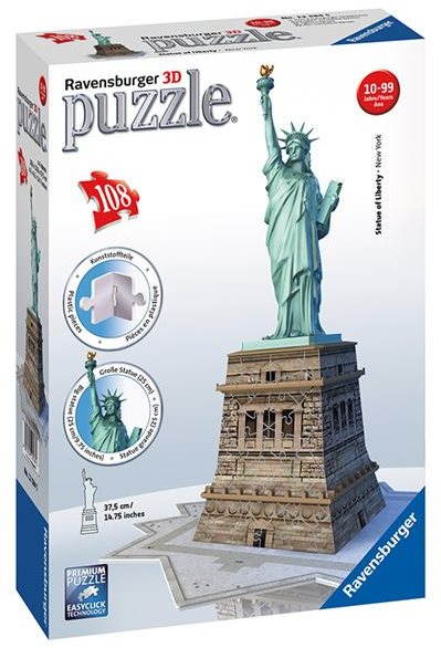 Ravensburger 3d puzzle night 2024 edition statue of liberty