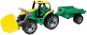 Toy Car Lena Powerful Giants Tractor with Front Loader and Trailer - Auto