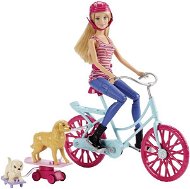 Barbie - cyclist and dog acrobats - Doll