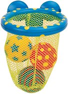 Basket with balls into the tub in a box - Game Set