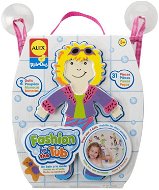 Vodolepky Dress dolls - Foam kit bag the bath at 31 pc - Water Toy