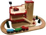 Modell vonat garázzsal - Vonatpálya