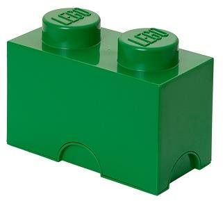 LEGO Úložný box 125 x 250 x 180 mm - tmavě- zelený - Úložný box - Hlavní obrázek
