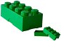 LEGO Box na svačinu 100 x 200 x 75 mm - tmavě zelený - Svačinový box