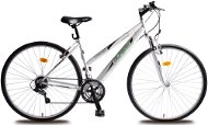 Olpran Dámsky krosový bicykel Cruez sus bielo/zelený - Crossový bicykel