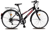 Olpran Dámsky trekový bicykel Mercury čierny - Crossový bicykel