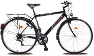Olpran Pánsky trekový bicykel Mercury čierny - Crossový bicykel