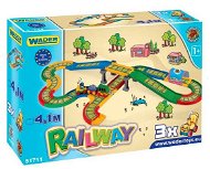 Wader Kid Cars vasútpálya híddal, 4,1 m-es pályahosszal - Építőjáték