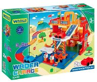 Wader - 3-Etagen-Garage mit Bahn 3 m - Spielzeug-Garage