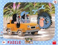 Platte puzzle - Mole und Spielzeugauto - Puzzle