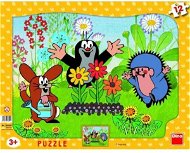 Doskové puzzle - Krtko záhradník - Puzzle
