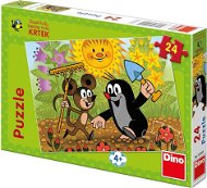 Dino Platte Puzzle - Maulwurf und Maus - Puzzle