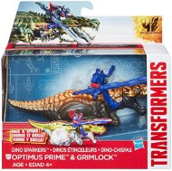 Transformers 4 - Transformer Optimus Prime on the little animals &amp; Grimlock - Figure