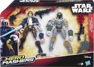 Star Wars hős Mashers - Han Solo, Boba Fett vs - Figura