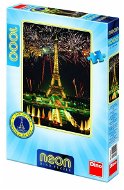 Dino Eiffel torony neon - Puzzle