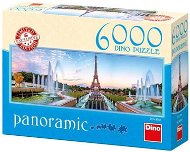 Dino Blick auf den Eiffelturm - Puzzle