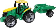 Lena Tractor plastic without a loader and an excavator, with a trailer - Toy Car