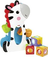 Fisher Price - Zebra és kocka - Játékkocka gyerekeknek