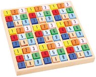 Farbiges Holz-Sudoku - Gesellschaftsspiel