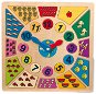 Kirakós játék Oktató formaillesztő puzzle - Óra tanulás - Vkládačka
