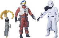 Star Wars Episode 7 - First Order Snowtrooper Officer + Snap Wexley - 2 Spielfiguren mit Zubehör - Spielset