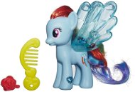My Little Pony - Pony Rainbow Dash átlátszó csillogó és kiegészítő - Figura