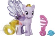 My Little Pony -  Átlátszó Lily Blossom póni csillámokkal és kiegészítővel - Figura