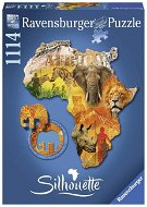 Tvarové Puzzle - Africký kontinent - Puzzle