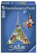 Ravensburger Forma puzzle - Eiffel-torony, Párizs - Puzzle