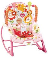 Mattel Fisher Price - Ružové sedátko od bábätka po batoľa - Detské sedadlo