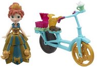 Figur aus dem Disneyfilm "Eiskönigin" - Anna & Fahrrad - Puppe