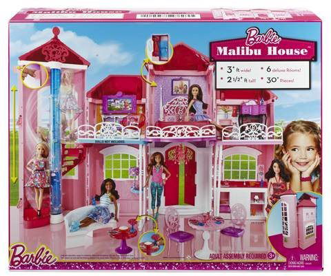 Mattel barbie malibu online house