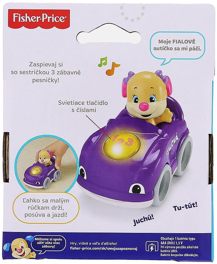 Fisher price sale purple car