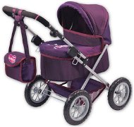 Trendy Purple Pram - Doll Stroller