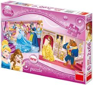 Dino Hercegnők - Hamupipőke, Belle - Puzzle