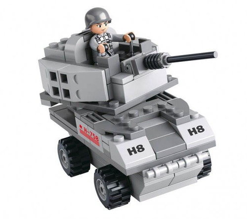 Sluban Army - Armored Vehicle - Building Set - Main image