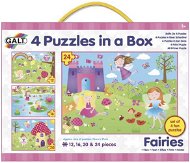4 Puzzle v krabici - Víly - Puzzle