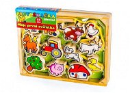 Wooden String - My First Animals 12Pcs - Bead Track