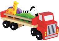 Bino Truck with Animals - Toy Car