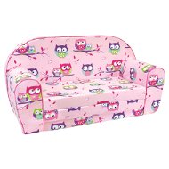Bino Sofa Pink - Owls - Children's Chair