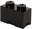 Storage box 125 x 250 x 180 mm - black