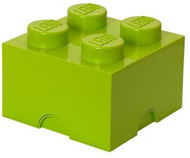 Úložný box LEGO Úložný box 4 250 x 250 x 180 mm - limetkovo zelený - Úložný box