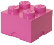 LEGO Úložný box 4 250 x 250 x 180 mm - ružový - Úložný box