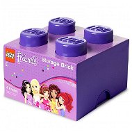LEGO Friends Úložný box 4 250 x 250 x 180 mm - fialový - Úložný box