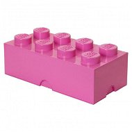 LEGO tároló doboz 8 250 x 500 x 180 mm - Rózsaszín - Tároló doboz